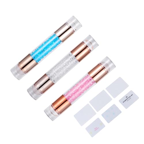 Happyyami 3stücke Nail Art Stempel Mit Acryl Nagel Stempel Für Diy Nagel Kunst Werkzeug Und Zubehör von Happyyami