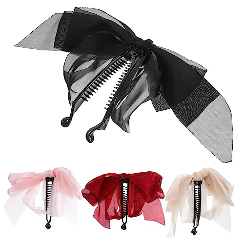 Happyyami 4 Stück Große Haarnadel Damen Haar Bananen Clip Haarschleifen Große Bananen Haarspange Clips Schleife Bananen Clip Dünne Bananen Haarspange Mit Schleife Bobby Kleine Happyyami 4 Stück Große Haarnadel Damen Haar Bananen Clip Haarschleifen Große Bananen Haarspange Clips Schleife Bananen Clip Dünne Bananen Haarspange Mit Schleife Bobby Kleine von Happyyami