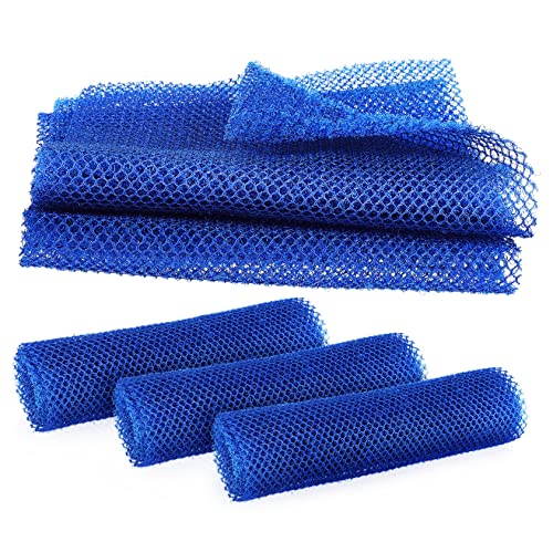 Happyyami 4 Stück Peeling-Waschlappen Hautreinigungsschwamm Reinigungsschwamm für den Körper Bad Schwämme Saugfähig handtücher Afrikanisches Netz zum Duschen Afrikanisches Peeling-Netz Nylon von Happyyami