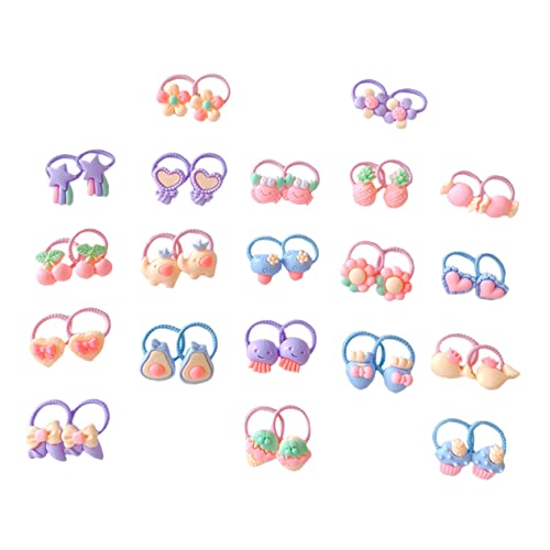 Happyyami 40stücke Elastische Junge Mädchen Haargummis Haarschmuck Kleine Haarring Haargummis Für Kleinkinder Im Alltag Und Festen von Happyyami