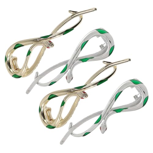 Happyyami 4stücke Damen-haarspangen Schlangenhaarspangen Gedrehte Haarspangen Metallhaarspangen Fürs Haar Haarschmuck Für Mädchen Und Frauen Happyyami 4stücke Damen-haarspangen Schlangenhaarspangen Gedrehte Haarspangen Metallhaarspangen Fürs Haar Haarschmuck Für Mädchen Und Frauen von Happyyami