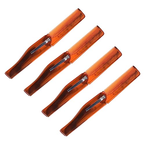 Happyyami 4stücke Klappkamm Für Männer Öl-haarbürste Friseur-ölkamm Haarstyling-ölkamm Langlebiger Kunststoffkamm Für Friseursalons Und Persönlichen Gebrauch von Happyyami