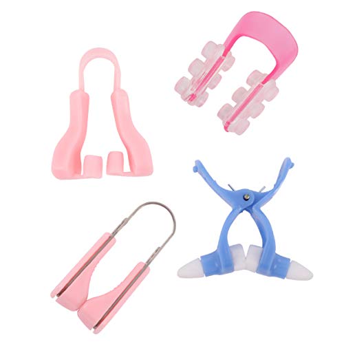 Happyyami 4stücke Nasenformer Set Teiliges Nasenlifting Tool Für Damen Schmerzfreies Nasenstraffen Und Formen Aus Langlebigem Für Schöne Nasenform Zufällige Farben von Happyyami