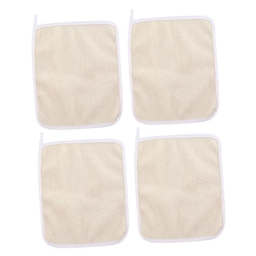Happyyami 4stücke Exfolierende Badetücher Mit Rückenschrubber Peeling-schrubber Für Körper Peeling Handtücher Duschpeelingtücher Zur Einfachen Körperreinigung Und Massage Bei Reisen von Happyyami