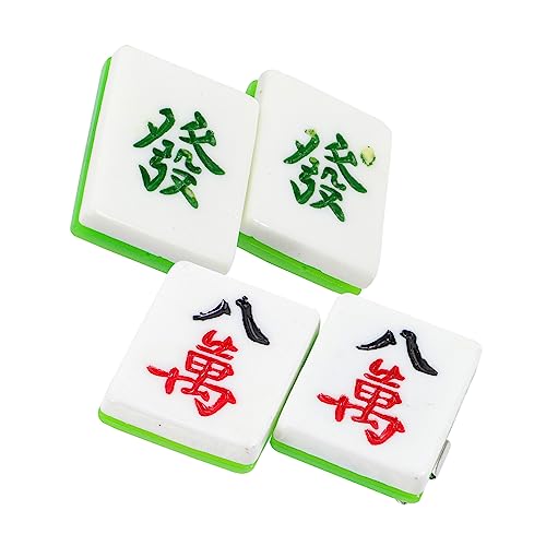 Happyyami 4stücke Dekorative Haarnadeln in Mahjong-form Nette Haar Pins Für Kleinkinder Haar Clips Für Mädchen Haarschmuck Für Geburtstagsfeiern Und Partys von Happyyami
