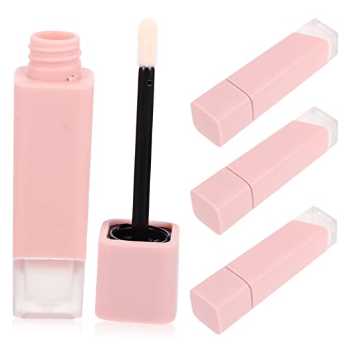 Happyyami 4stücke Leere Lip Gloss Tuben Transparente Nachfüllbare Behälter Für Lippenbalsam Und Lippenstift Kunststoffmaterialien Für Kosmetik Und von Happyyami