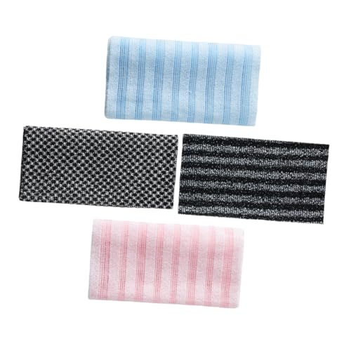 Happyyami 4stücke Rückenschrubber Luffa Waschlappen Für Dusche Bad Reiniger Körper Peeling Werkzeug Tuch Männer Frauen Reisen Schrubben Handtuch Kratzer Waschmaschine von Happyyami