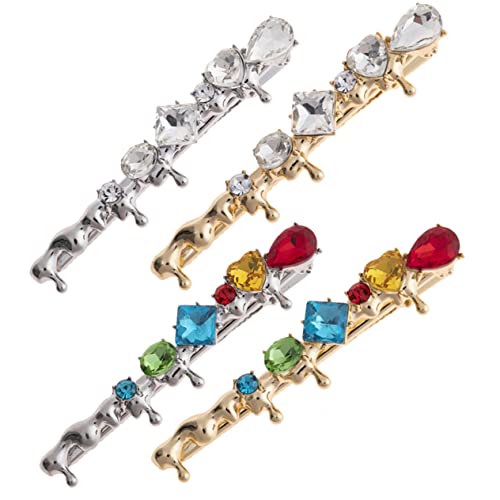 Happyyami 4stücke Strass Haarnadeln Für Damen Mädchen Mit Strasssteinen Glänzendes Haar Zubehör Für Hochzeit Party Bankett Accessoires Für Frauen Mädchen von Happyyami