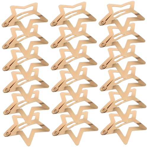 Happyyami 50stücke Stern-form Haarspangen Metall-clips Für Frauen Dekorative Schmuck-stift Dünn Und Süß Einzigartige Haarspangen von Happyyami
