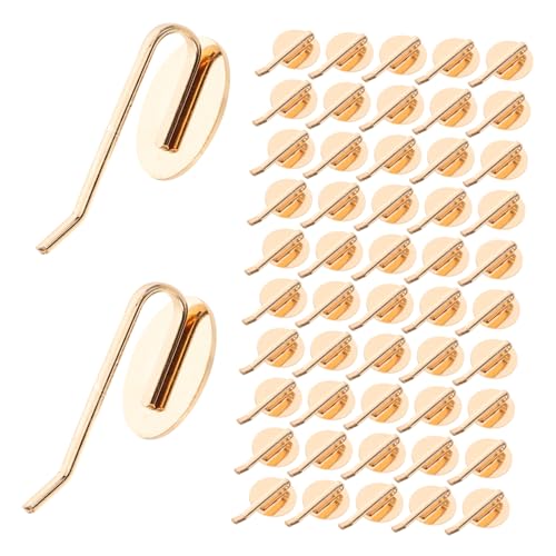Happyyami 50 Stück Retro-haarstäbe Aus Eisen: Miniatur-metallknöpfe – Pferdeschwanz-clips Für Mädchen – Haarnadeln Mit Glatter, Runder Oberfläche Für Selbstgemachte Haar-accessoires von Happyyami