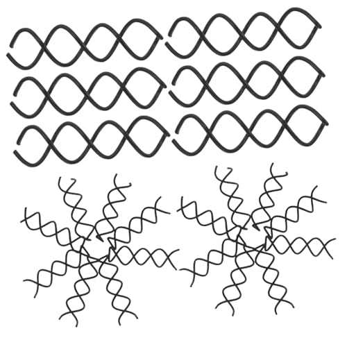 Happyyami 50stücke Schwarze Spiral-haarspangen Für Damen Runde Dekorative Dutt-haarzubehör Für Müheloses Styling Für Hochsteckfrisuren Und Alltagslooks von Happyyami