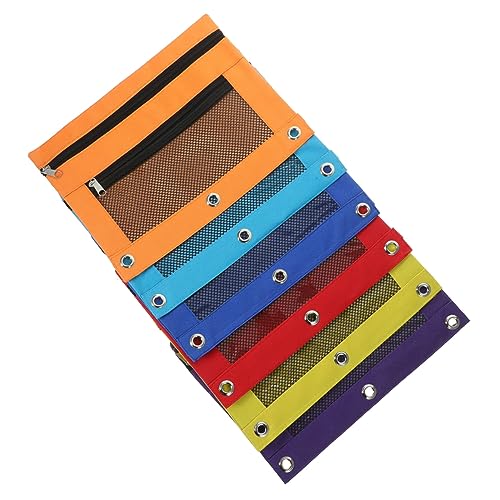 Happyyami 6stücke Binder Taschen Reißverschluss Federmäppchen Stifte Dokumente Und Kleinutensilien Praktische Aufbewahrung Für Schule Und Büro von Happyyami