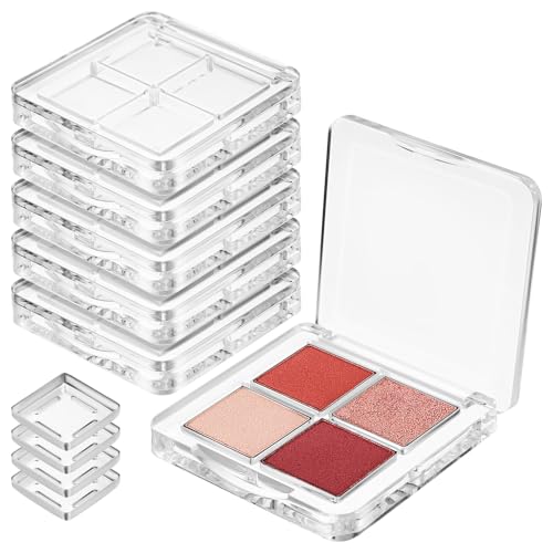 Happyyami 6 Stück Lidschatten-Box Leere Lidschatten-Palette kleine Make-up-Behälter mit Deckel Mischen Paletten leerer Textmarkerbehälter Make-up-Palette Plastik Transparent Happyyami 6 Stück Lidschatten-Box Leere Lidschatten-Palette kleine Make-up-Behälter mit Deckel Mischen Paletten leerer Textmarkerbehälter Make-up-Palette Plastik Transparent von Happyyami
