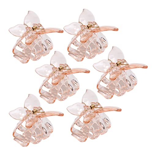 Happyyami 6 Stück Teiliges Transparente Haarspangen mit Starkem Schmetterlings Haarclips für Damen Rutschfeste Haarklammern Haarstyling Zubehör für Alltag Happyyami 6 Stück Teiliges Transparente Haarspangen mit Starkem Schmetterlings Haarclips für Damen Rutschfeste Haarklammern Haarstyling Zubehör für Alltag von Happyyami