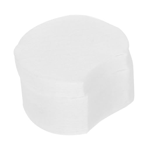 Happyyami 600 Stück Perlmuster-Make-up-Entferner Baumwolle Make-up-Pads für das Gesicht Runde Make-up-Entferner-Pads aus Baumwolle make up remover pads abschminken pads Vliesstoff-Pads Weiß von Happyyami