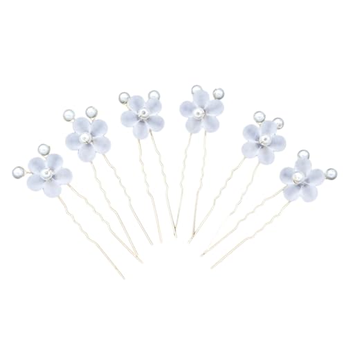 Happyyami 6Stücke Teiliges Perlen Haarnadeln mit Blüten Form Haarschmuck für Damen Accessoires für Braut und Brautjungfern Langlebige und Stilvolle Haarklammern Happyyami 6Stücke Teiliges Perlen Haarnadeln mit Blüten Form Haarschmuck für Damen Accessoires für Braut und Brautjungfern Langlebige und Stilvolle Haarklammern von Happyyami