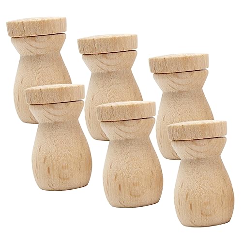 Happyyami 6stücke Holz Aromaöl Diffusor Diy Parfüm Diffuser Anhänger Aus Holz Für Auto Elegant Kreativ Ätherische Öle Flaschenanhänger Für Frauen Und Mädchen von Happyyami