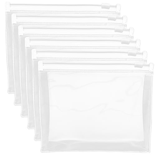 Happyyami 6stücke Kosmetiktasche Reise-Organizer Transparent Aus PVC-Material Kompaktes Design Tragbar Für Make-up Und Alltagscssentials Outdoor Camping von Happyyami