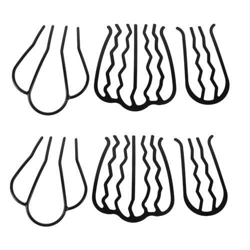 Happyyami 6stücke Seitlicher Haarkamm Aus Metall Mit Zähnen U-förmige Haarnadeln Für Dutts Und Hochsteckfrisuren Vintage-haargabel-accessoires Für Frauen Haarstyling-zubehör von Happyyami