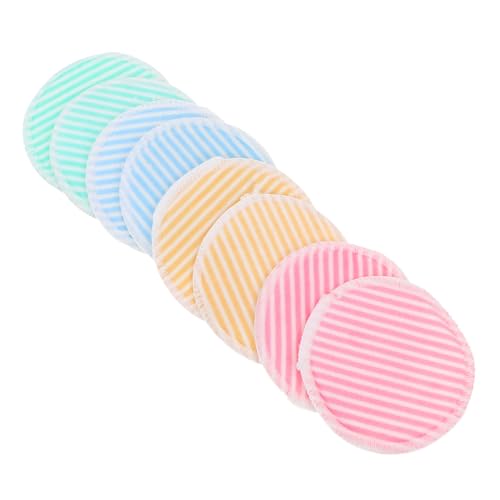 Happyyami 8 Stück Wiederverwendbare Bambusfaser Make up Entferner Pads Waschbare Gesichtspads Für Sanfte Hautreinigung Umweltfreundlich Für Frauen Und Männer in Verschiedenen Farben von Happyyami