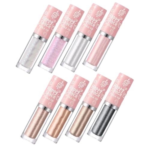 Happyyami 8stücke Flüssiger Glitzerlidschatten Glitzerlidschatten Für Augen Flüssiger Augenglitzerschatten Lidschattenstift Für Make-up Sicher Und Gesund Für Verschiedene Hauttypen von Happyyami