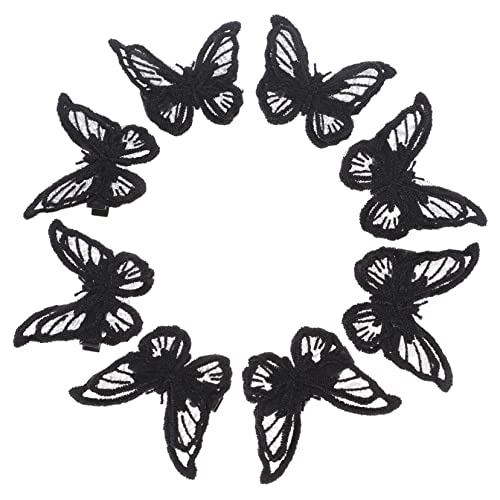 Happyyami 8stücke Schmetterlinge Haarspange Spitze Schmetterlinge Haarspangen Haar Zubehör Für Frauen Mädchen Haarnadeln Haarspangen von Happyyami