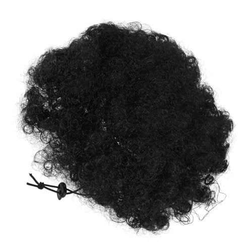 Happyyami Afrikanischer Pferdeschwanz Mit Kordelzug Aus Echtem Haar Für Schwarze Frauen Synthetische Haarteile Dutt Pferdeschwanz Für Täglichen Gebrauch von Happyyami