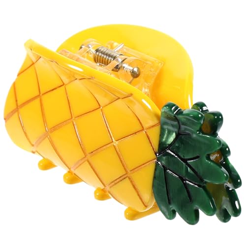 Happyyami Ananas-krallenklammer Für Frauen Süße Haarschmuck Aus Acetatplatten Dekorative Frucht-haarklammer Entzückende Claw Clip Für Mädchen Leicht Zu Reinigen Tragen von Happyyami