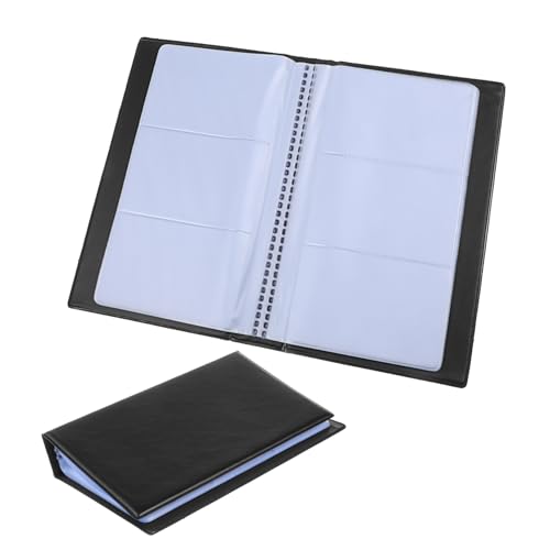 Happyyami Business Card Holder Buch Eleganter Visitenkarten Organizer Mit Kartenfächern Stilvolles Und Design Für Büro Und Geschäft Für Und von Happyyami