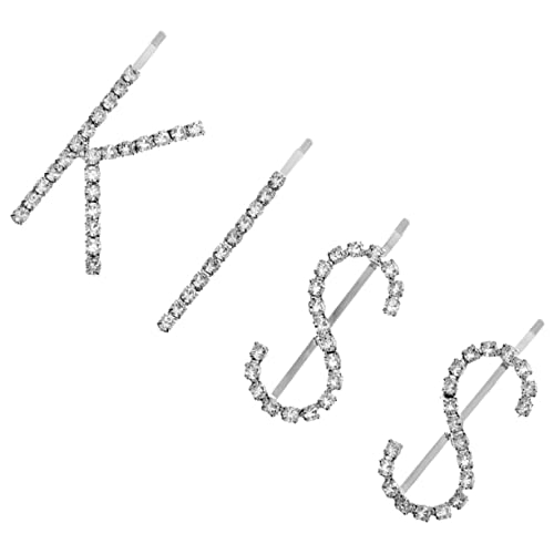 Happyyami Bling Haarspangen Mit Buchstaben Für Mädchen Funkelnde Haarklammern Aus Strass Langlebig Und Stilvoll Für Geschenke Partys Und Täglichen Gebrauch von Happyyami
