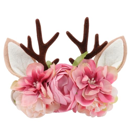 Happyyami Blumen Stirnband Für Junge Mädchen Kopfbedeckung Blumenkopfschmuck Kinderhaar Blume Kopfband Blumenstirnband Haarband Blume Für Mädchen von Happyyami