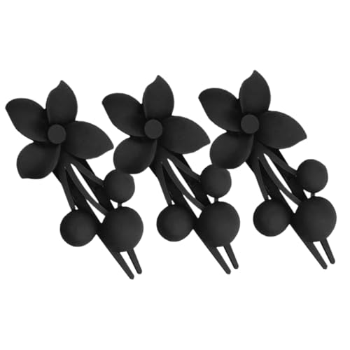 Happyyami Damen Haarspangen Französische Große Haarklammern Mit Blumenmotiv Für Feines Und Dickes Haar Elegante Hochzeits Haar Accessoires von Happyyami