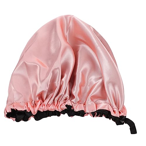 Happyyami Satin Schlafhaube Für Damen Doppelseitige Elastische Haarpflegekappe Und Atmungsaktiv Schlafen Waschen Und Schminken von Happyyami