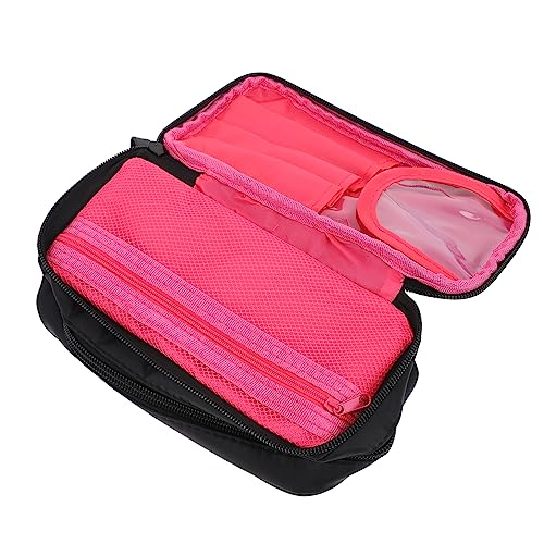 Happyyami Double-Layer Kosmetiktasche Für Lippenstift Und Ätherische Öle Waschbarer Handheld Make-up Organizer Für Und Alltag Leicht Und Tragbar Für Damen von Happyyami