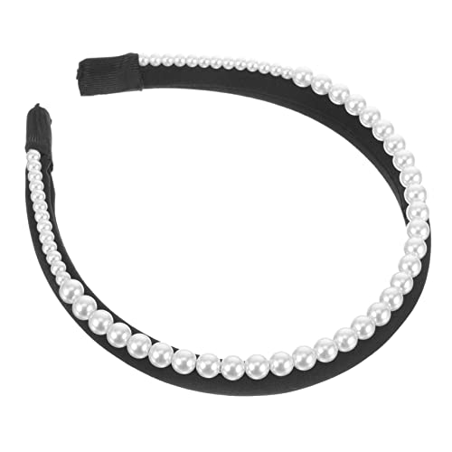 Happyyami Aesthetic Haaraccessoire Für Zweilagiger Perlenhaarreif Dekorativ Und Vielseitig Einsetzbar Für Hochzeiten Partys Und Alltag Für Haartypen Und Stylings von Happyyami