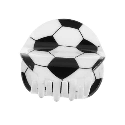 Happyyami Fußball Haarklammer Kleine Krallenklammer Für Dünnes Haar Damen Sport-stil Haarschmuck von Happyyami