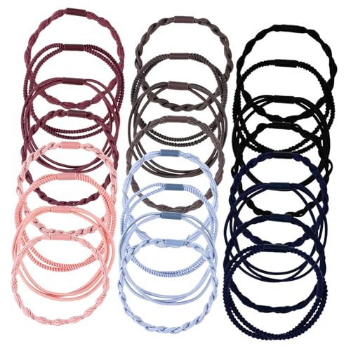 Happyyami Elastische Haargummis Aus Mikrofaser Metallic Gold Haarstyling Zubehör Bunte Haargummis Haarschmuck Für Mädchen Haargummi Armbänder Haargummi Band Elastische Haarseile von Happyyami