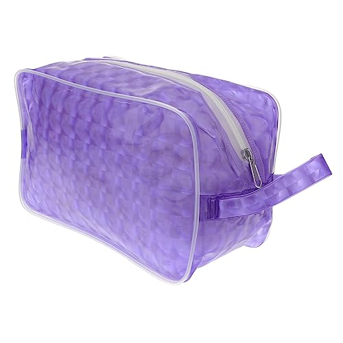 Happyyami Eva Kulturtasche Tragbare Make Up Kosmetiktasche Reise Organizer für Damen Grau mit Robustem Reißverschluss von Happyyami