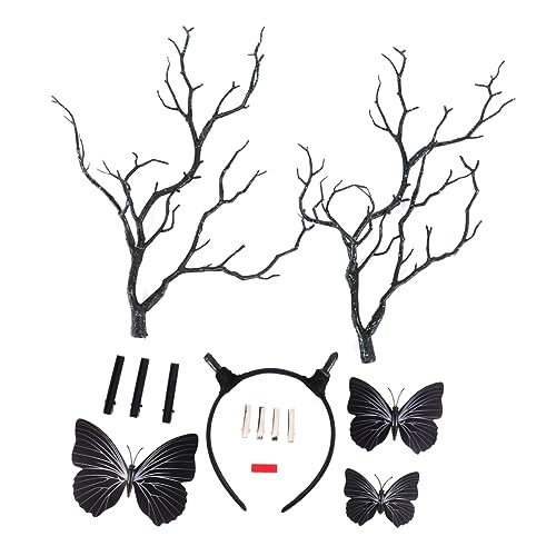 Happyyami Festival Haarband Mit Geweih-design Extravaganter Haarreif Für Cosplay Partys Und Besondere Anlässe Attraktives Accessoire Für Frauen Und Mädchen Langlebig Und Praktisch von Happyyami