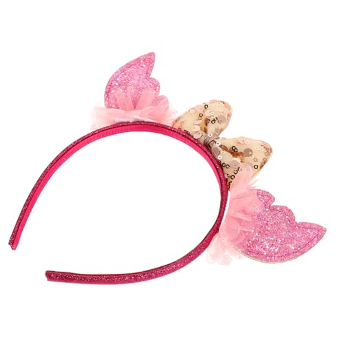 Happyyami Pailletten Quasten Stirnband Glitzer Stirnband Mit Schleife Kinderkopfschmuck Aus Ohrhaarband Für Mädchen Geburtstagskopfschmuck Haarbänder Für Party Und Kostümpartys von Happyyami