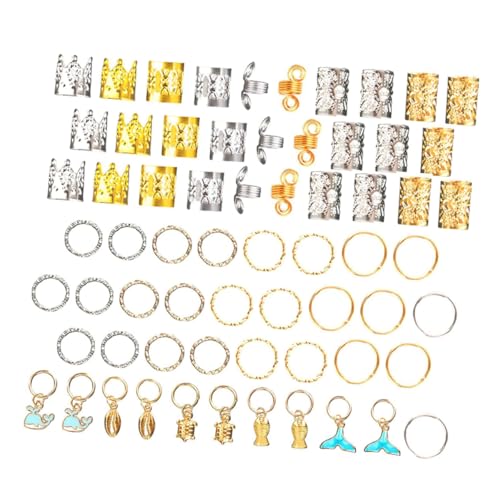 Happyyami Elegante Zopfhaar-charms 200 Stück Haar-zopfperlen Damen-zopfhaar-accessoires von Happyyami