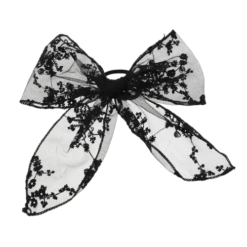 Happyyami Haarschmuck mit Schleife aus Weichem Besticktem Spitzenmaterial Haarspange für Damen und Mädchen für Hochzeiten Partys und Freizeitveranstaltungen von Happyyami