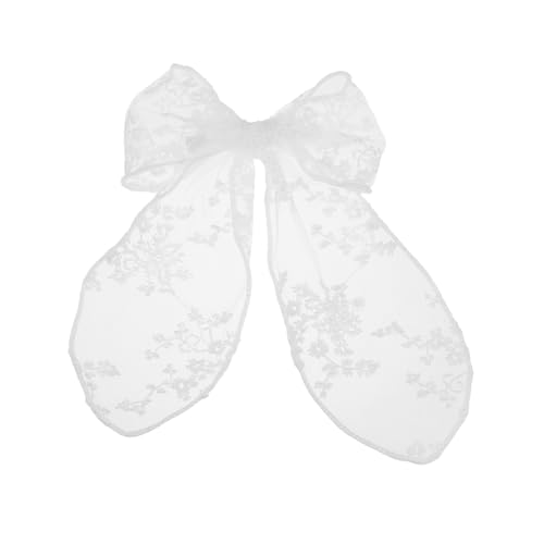 Happyyami Haarschmuck mit Spitzenschleife Spitzenschleifen für Haare Schleife Haarspangen Frauen Schleife Haarschmuck Spitze kleine Haarschleifen aus Spitze Legierung Weiß Happyyami Haarschmuck mit Spitzenschleife Spitzenschleifen für Haare Schleife Haarspangen Frauen Schleife Haarschmuck Spitze kleine Haarschleifen aus Spitze Legierung Weiß von Happyyami