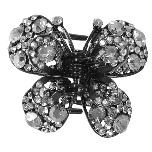 Happyyami Schmetterlings Haarspange Mit Strass Vintage Haarclip Für Frauen Große Haarklammer Für Dickes Und Dünnes Haar Stilvolles Haarstyling Zubehör Für Hochzeiten Partys Und von Happyyami