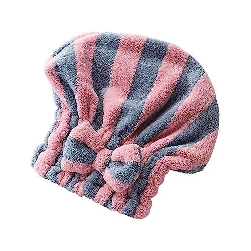 Happyyami Haartrockenhaube Aus Mikrofaser Mit Saugfähigem Duschkopfbedeckung Handtuch Für Bad Und Home Schnelltrocknend Und Weich von Happyyami