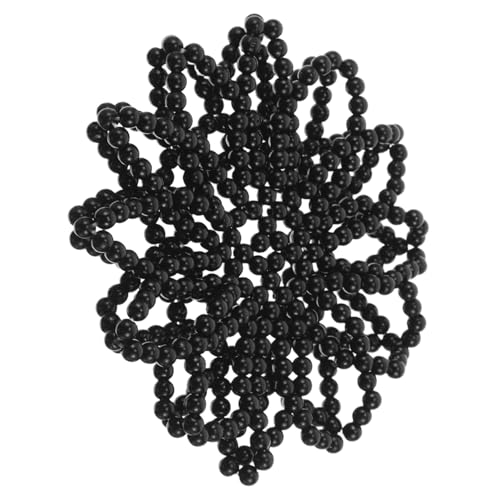 Happyyami Häkeln Haarnetz Mit Perlen Für Tanzdutts Haarschmuck Aus Häkelbändern Perlen-haarband Für Mädchen Und Frauen Elastisch Und Handgefertigt von Happyyami