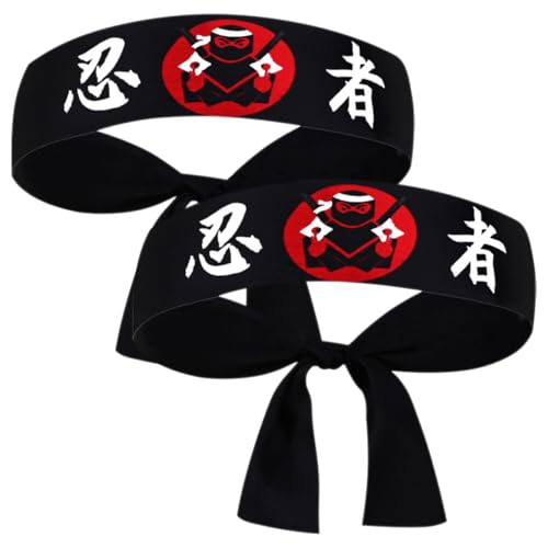 Happyyami Japanisches Stirnband Für Herren Breite Stirnbänder Für Damen Atmungsaktiv Karate-gurt Koch-zubehör Happyyami Japanisches Stirnband Für Herren Breite Stirnbänder Für Damen Atmungsaktiv Karate-gurt Koch-zubehör von Happyyami