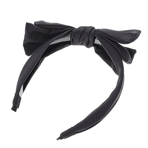 Happyyami Haarband mit Schleife für Damen 1 Stück Eleganter Kopfschmuck Vielseitiges Haar Accessoire für Partys und Feiertage Dekoratives Stirnband von Happyyami