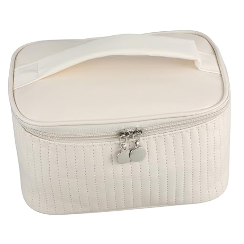 Happyyami Kosmetiktasche Für Damen Make-up-Tasche Mit Großer Kapazität Reise-Kosmetiktasche Aus Hochwertigem Material Leicht Und Tragbar Für Täglichen Gebrauch Oder Unterwegs von Happyyami