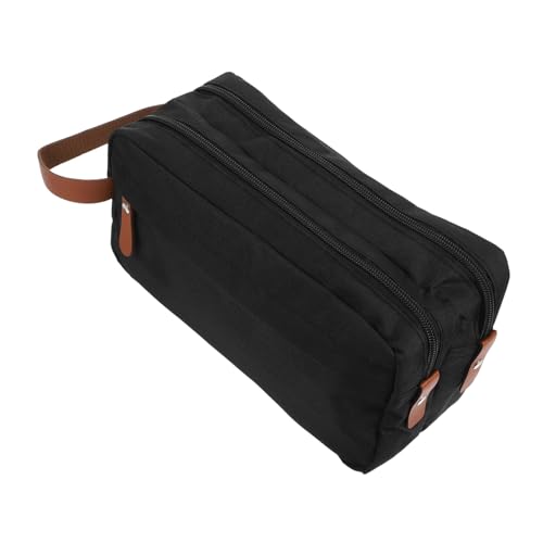 Happyyami Kosmetiktasche für Damen Tragbarer Faltbare Waschtasche mit Aufhängemöglichkeit Stilvolle Hautpflegetasche für Reisen und Täglichen Gebrauch von Happyyami